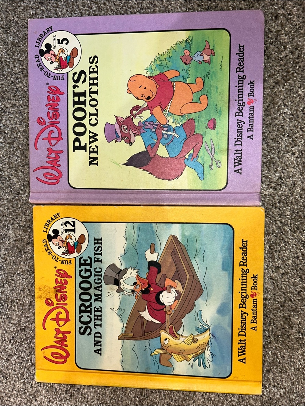 Disney Storybook Set — Purple & Yellow Classic Covers